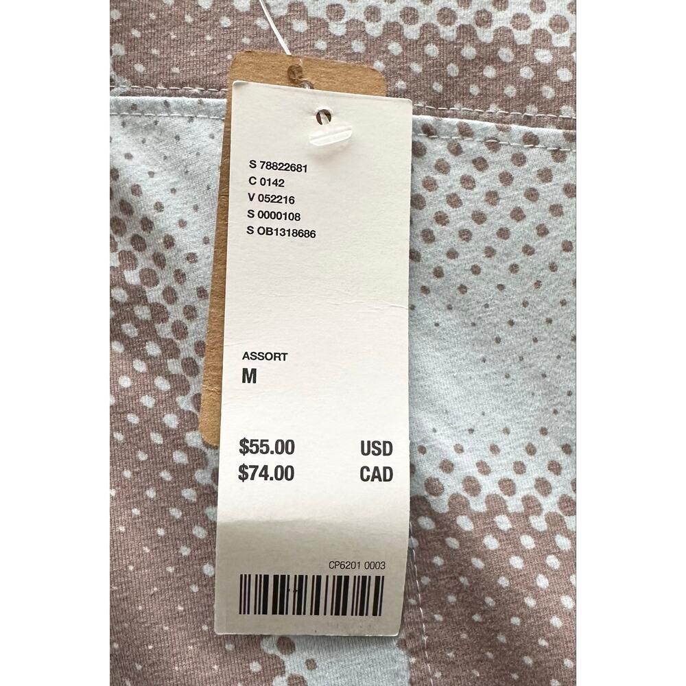 NWT Out From Under UO Aria Seamed Flare Pants Blue Tan Print Size M - Picture 8 of 10